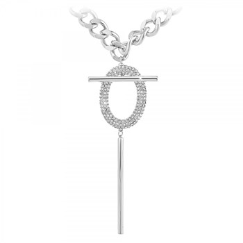 SC kristallen halsketting versierd met zirkonium