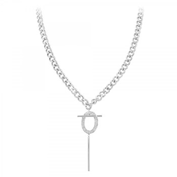 SC kristallen halsketting versierd met zirkonium