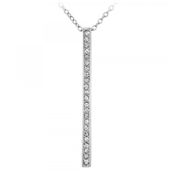 SC kristallen halsketting versierd met zirkonium