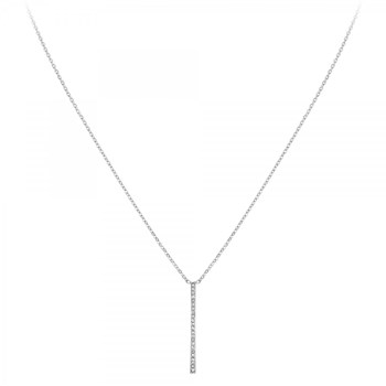 SC kristallen halsketting versierd met zirkonium