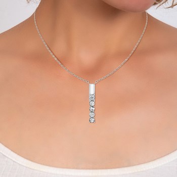 Collier SC Crystal orné de Zirconium