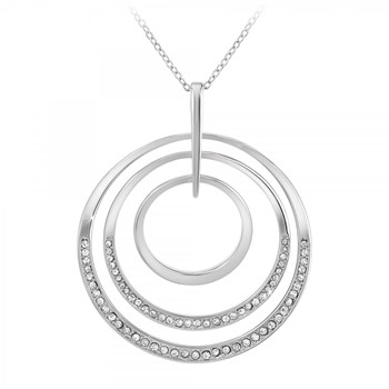 SC Crystal necklace adorned with Zirconium