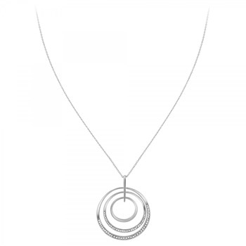 SC Crystal necklace adorned with Zirconium