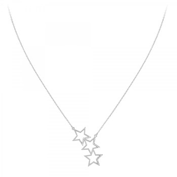 SC Crystal star necklace adorned with Zirconium
