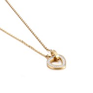 Collier avec pendentif coeur et anneau FIONA