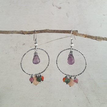 Créoles Ethniques Salvador Argent 925