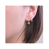 Boucles d'oreilles Classy - Doré et Cristal - vue V2