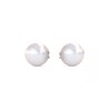Boucles d'oreilles Full Moon Pearl - Or Rosé et Cristal - vue V3