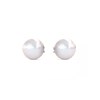 Boucles d'oreilles Full Moon Pearl - Argenté et Cristal - vue V3