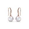 Boucles d'oreilles Pearl Hook - Or Rosé et Blanc - vue V2