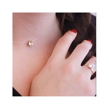 Collier Mermaid's Tears - Doré et Cristal