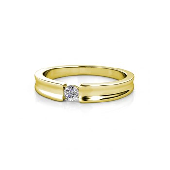 Simplicity Ring - Gold and Crystal