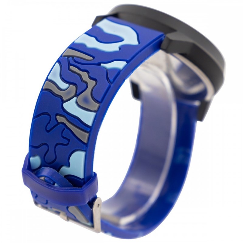 Montre Homme CHTIME bracelet Silicone Bleu - vue 3