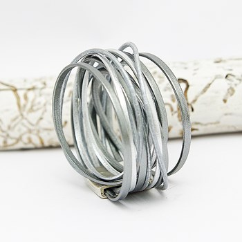 Amarok grijze multi-link armband voor dames