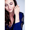 Bracelet souple Hanne en Argent avec oxyde de zirconium blanc - vue V3