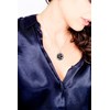 Collier Amelia en Argent avec oxyde de zirconium blanc - vue V3