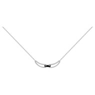 Collier Hanne en Argent avec oxyde de zirconium blanc