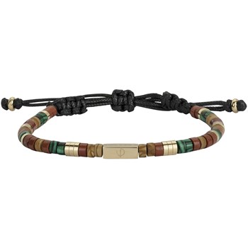 Bracelet souple Charly en Acier 316L avec oeil de tigre multicolore
