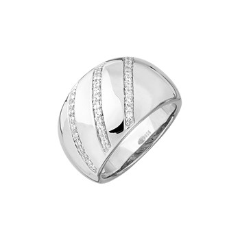 Bague bombée en Argent