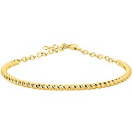 Bracelet semi-rigide en Plaqué Or