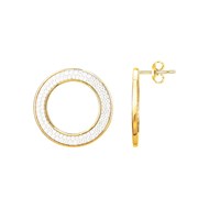 Boucles d'oreilles clous en Plaqué Or