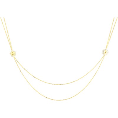 Collier Fantaisie Multi-Rangs | Perles Bohème & Finition Dorée | Mode