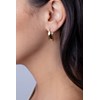 Boucles d'oreilles pendantes en Acier - vue V2