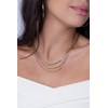 Collier multi-chaînes en Acier - vue V2