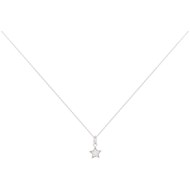 Collier en Argent avec oxyde de zirconium blanc