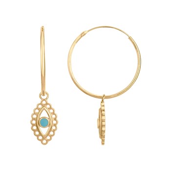 Créoles en Plaqué Or