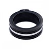 Magnifique Bague Anneau Homme Acier Noir - vue V3