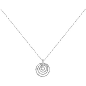 Ketting met één patroon van zilver en witte zirkoonoxide