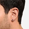 Boucles d'oreilles Thomas Sabo croix oxydes noirs - vue V2