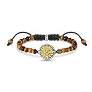 Bracelet Thomas Sabo argent perles oeil de tigre Elements of nature