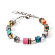 Bracelet Coeur de lion Geocube Candy multicolore
