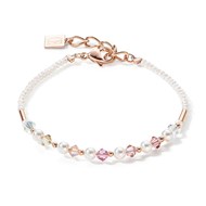 Bracelet Coeur de Lion Princess Pearls rose clair