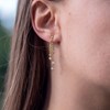 Boucles d'oreilles Bianca en Pierres de Lune - vue V5