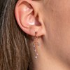 Boucles d'oreilles Bianca en pierres Tanzanite - vue V2