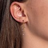 Boucles d'oreilles Bianca en pierres Tanzanite - vue V3