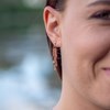 Boucles d'oreilles Bianca en pierres Tourmaline - vue V5