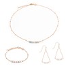 Collier, bracelet et boucles d'oreilles Piana en pierres Amazonite - vue V1