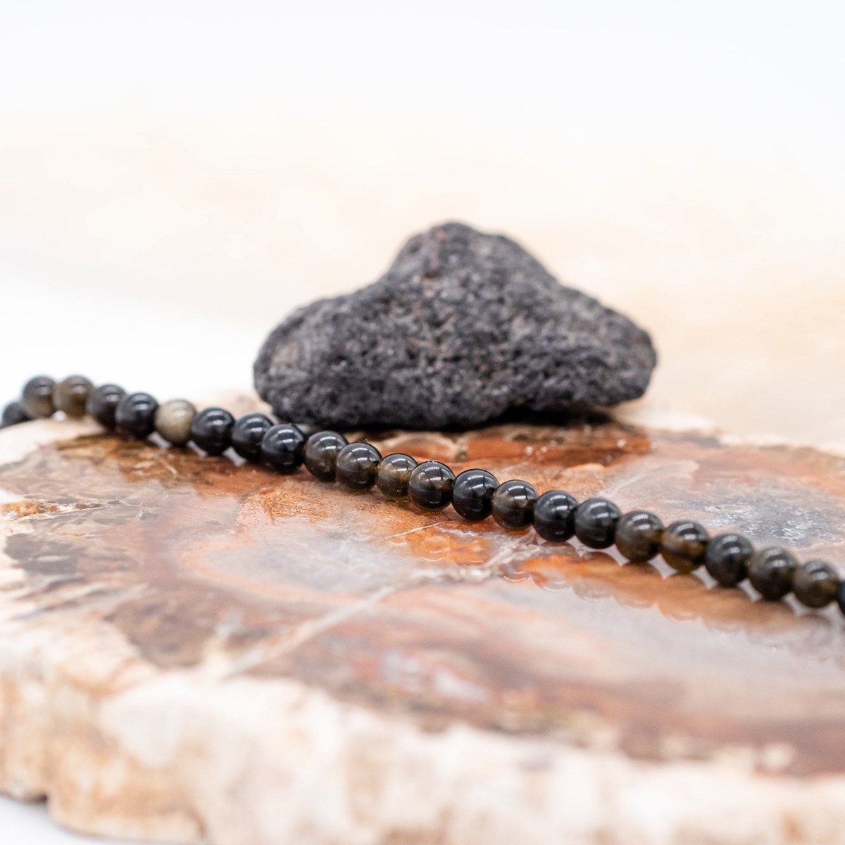 Bracelet Serena en pierres Obsidienne - vue 5