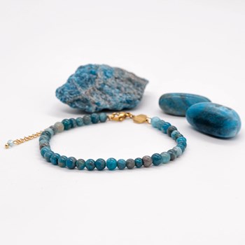 Serena bracelet in Apatite stones