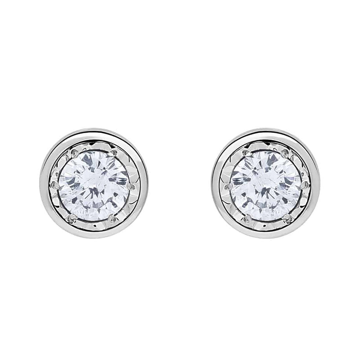 Boucles d'oreilles puces diamant or blanc 18 carats
0.20 ct