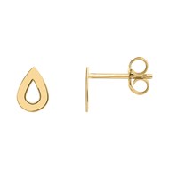 Boucles d'oreilles goutte ajourée or jaune