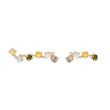 Boucles d'oreilles PDPaola  APRIL dorées