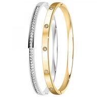 Duo de bracelets SC Crystal ornés de Cristaux scintillants