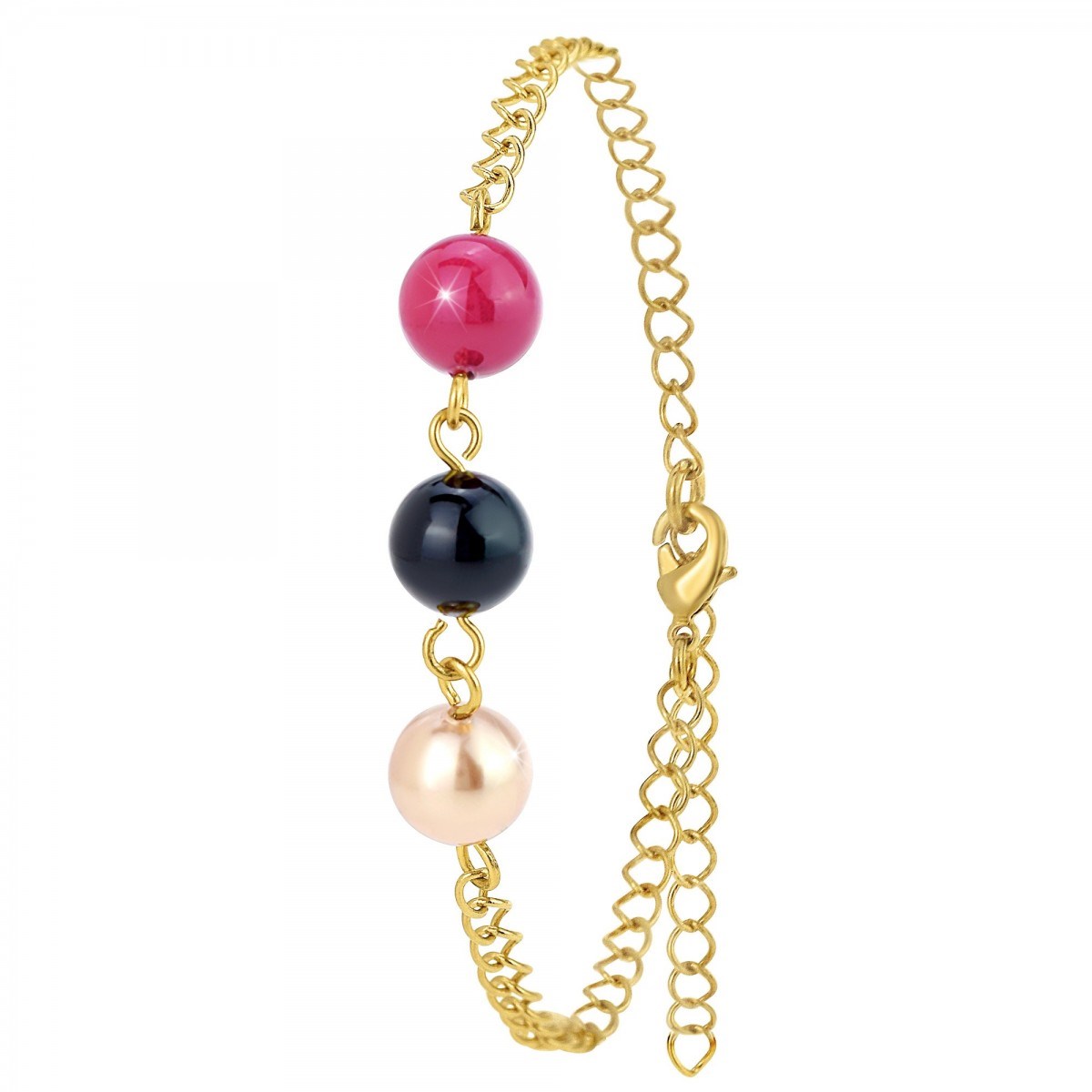 Bracelet décoré de perles par SC Bohème