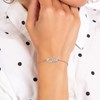 Bracelet menottes SC Crystal orné de Cristaux scintillants - vue V2
