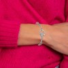 Bracelet coeur SC Crystal orné de Cristaux scintillants - vue V2